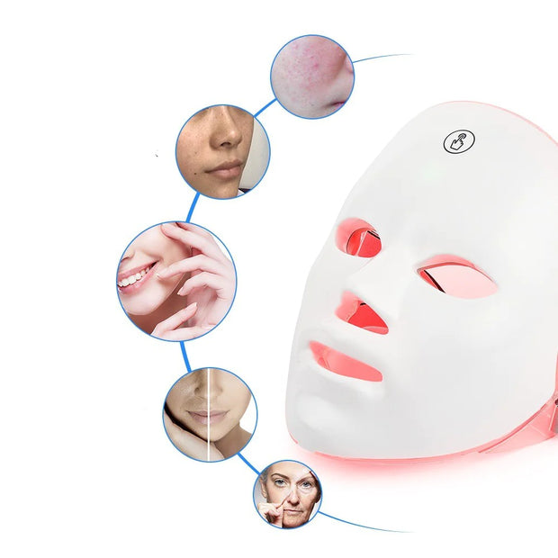 Masque LED de Luminothérapie pour le visage